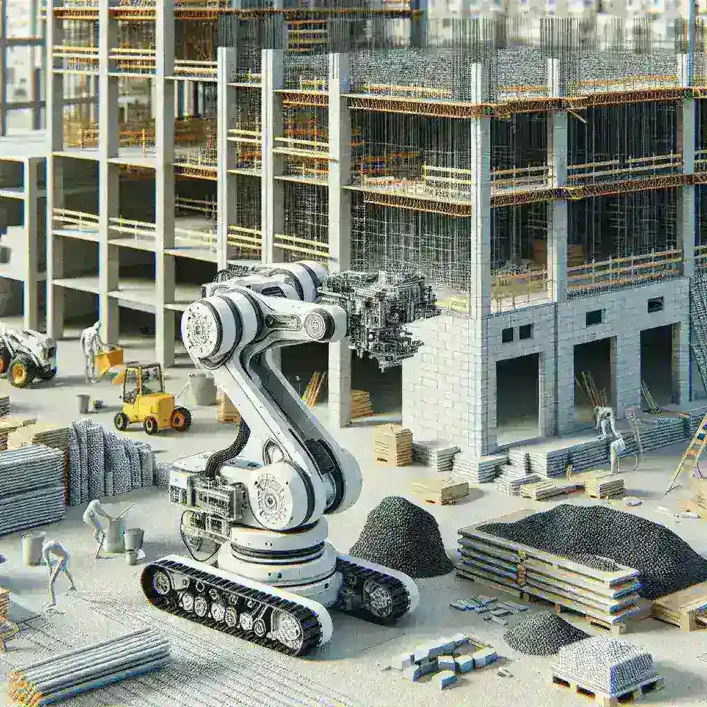 Construction Robots 3D Print Building Structures On-Site with Local Materials